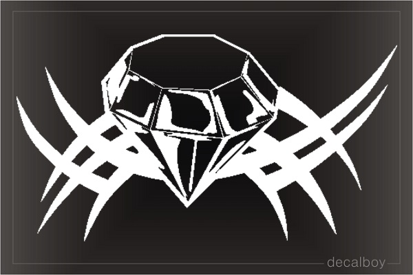 Diamond Tattoo Tribal Car Decal