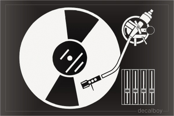 Djs Turntable Decal