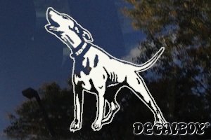 Dog Barking Car Window Decal