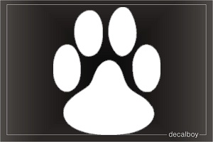 Dog Paw Print 11 Window Decal