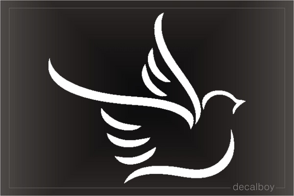 Dove Tribal Window Decal