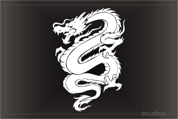 Dragon 113 Car Window Decal