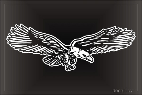 American Bald Eagle Window Decal