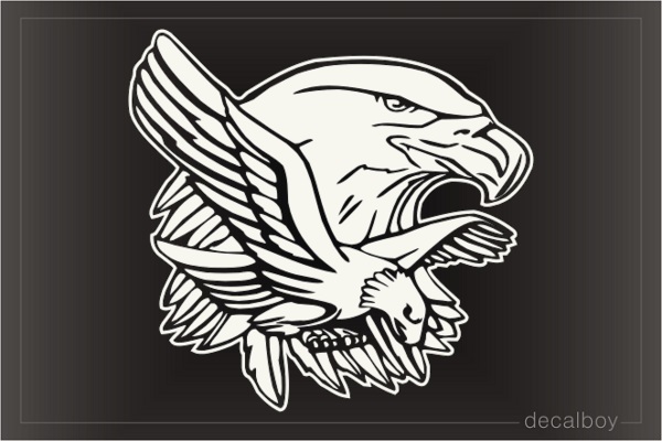 Eagle American Window Decal