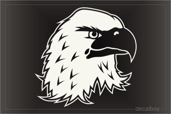 Eagle Head 790 Window Decal