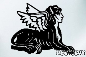 Egyptian Mythical Sphinx Car Decal