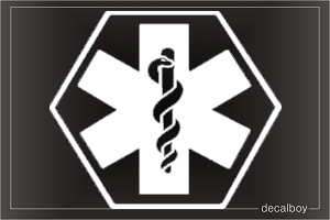 Emergency 321 Car Decal