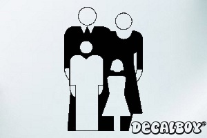 Family 123 Car Decal