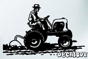 Farmer Window Decal