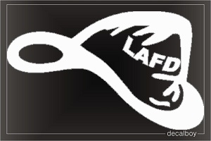 Fd Helmet La Car Decal