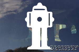 Fire Hydrant Car Decal