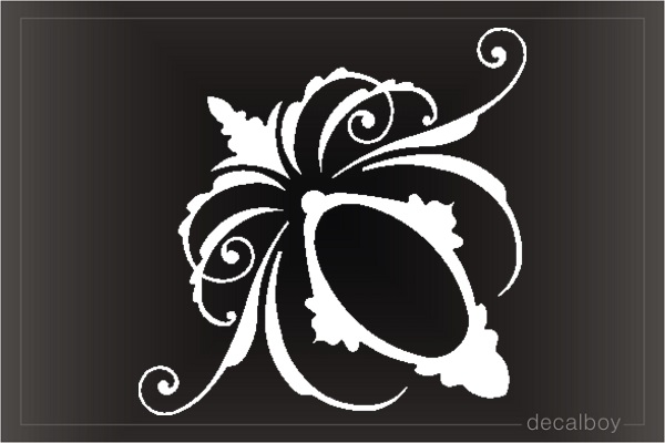 Tattoo Floral Design Die-cut Decal