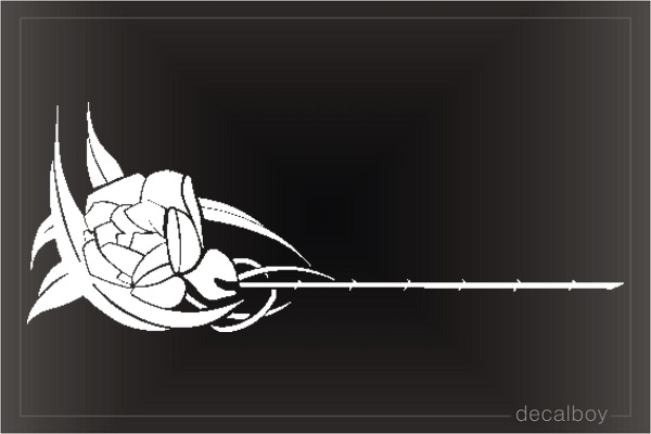 Corner Design Die-cut Decal