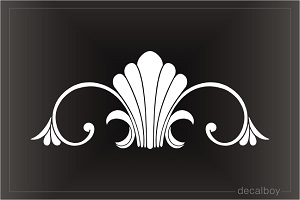 Floral Design Stock Die-cut Decal