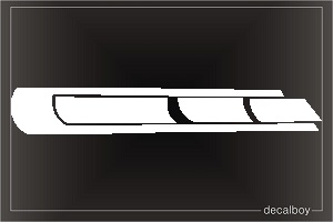 Stripe Side Die-cut Decal