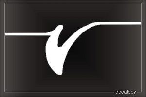Stripe V Die-cut Decal