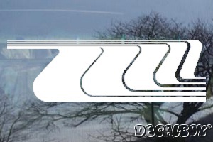 Stripe Zzz Die-cut Decal