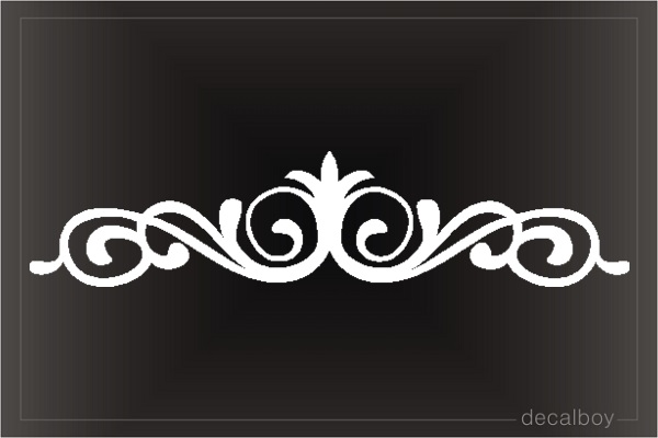 Decorative Floral Automobile Graphic Die-cut Decal