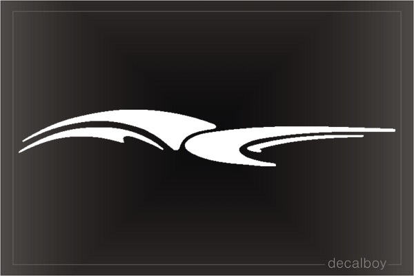 Automotive Side Stripe Graphic Die-cut Decal
