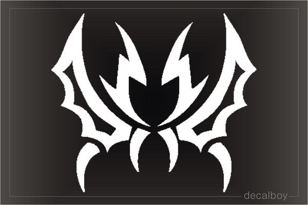 Tattoo Tribal Bat Die-cut Decal