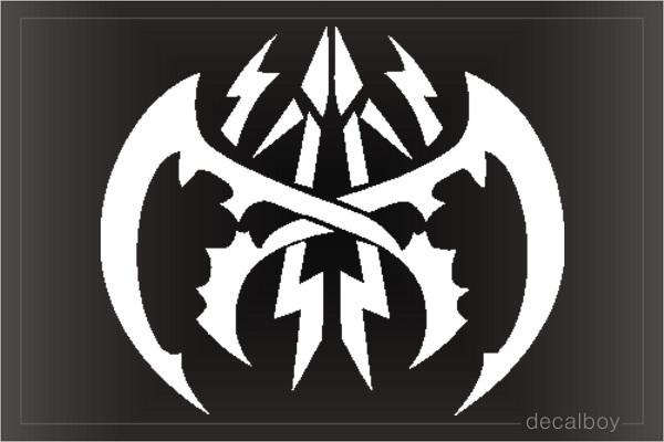 Tattoo Tribal Bat Design Die-cut Decal