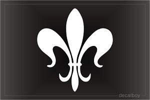 Fleur De Lis 5 Die-cut Decal