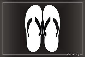 Flip Flop 2 Car Decal