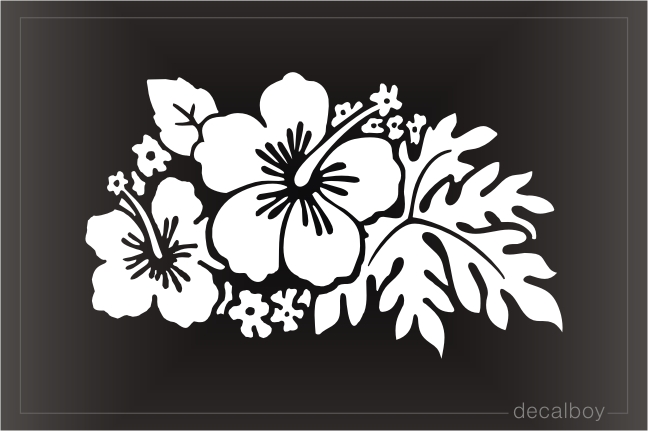 Flowers Decorative Window Decal