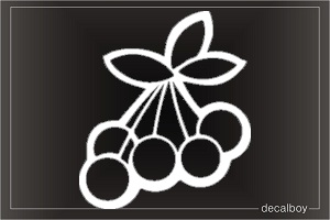 Cherries 6 Window Decal