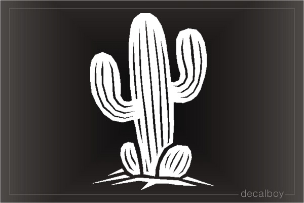 Cactus Window Decal