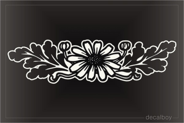 Flower 556 Window Decal