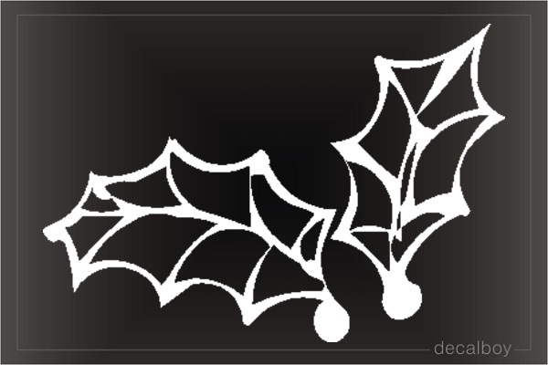 Oak Leaf Window Decal