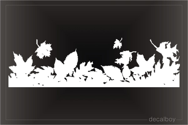 Leaves 342 Window Decal