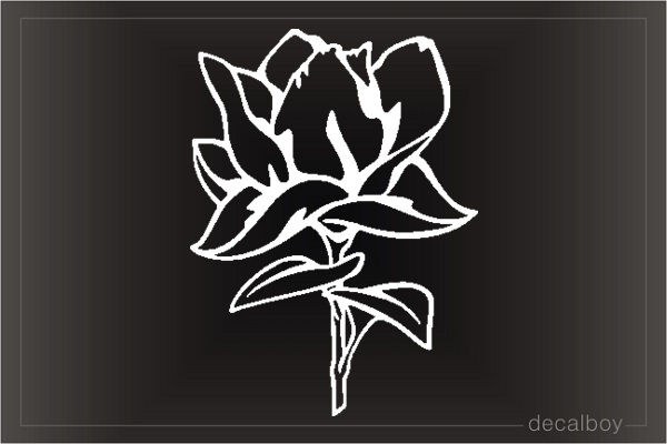 Rose 2 Window Decal