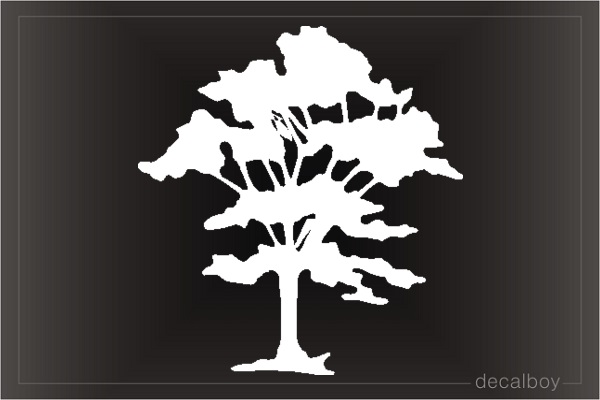 Tree Clipart Window Decal