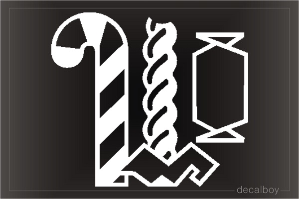 Candy Car Window Decal