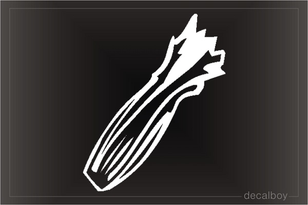 Celery Car Window Decal