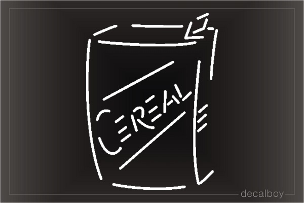 Cerealb2 Car Window Decal