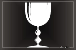 Communion Cup Car Window Decal