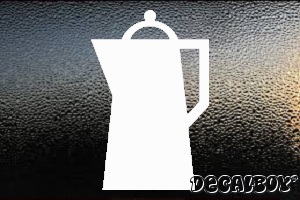 Coffee 6 Car Window Decal