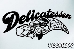Deli Car Window Decal