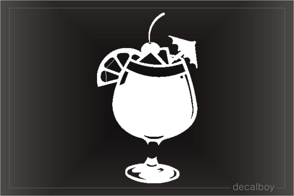 Drink Car Window Decal