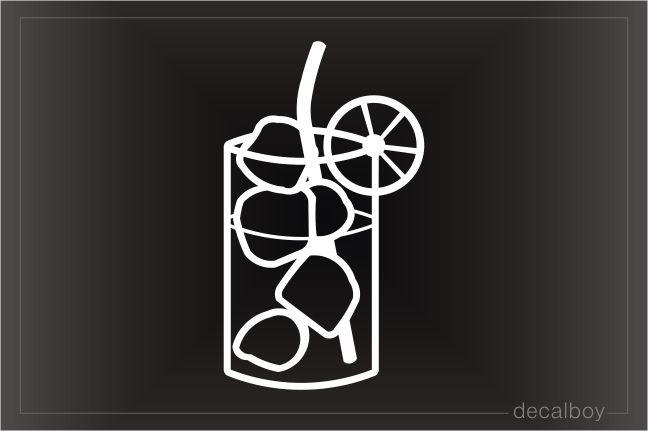 Drink Mojito Car Window Decal