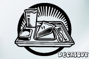 Lunch 2 Car Window Decal