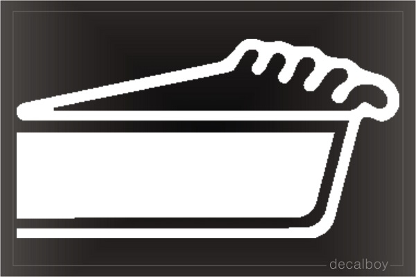 Pie Car Window Decal