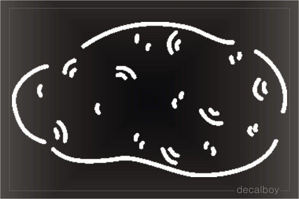 Potato Car Window Decal