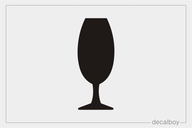 Wine 3 Car Window Decal