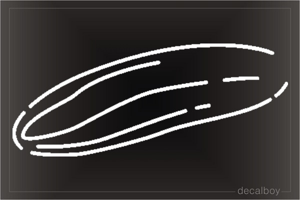 Zucchini Car Window Decal