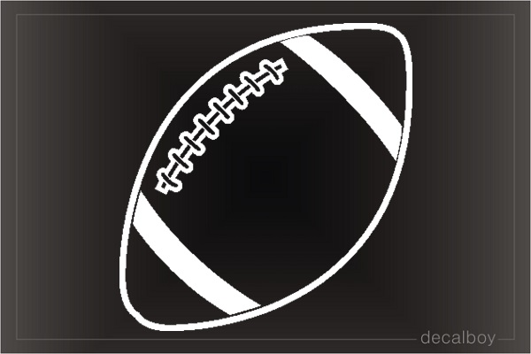 Football 445 Window Decal