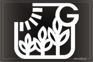 Garden Car Decal